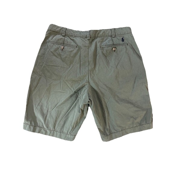 Polo Ralph Lauren Chino Shorts Men's 36 Relaxed Fit Olive Green Preppy - Picture 2 of 6